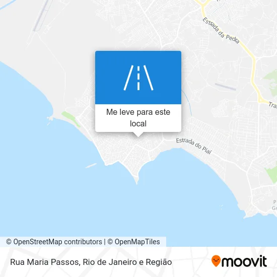Rua Maria Passos mapa