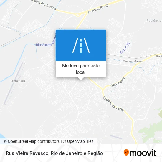 Rua Vieira Ravasco mapa