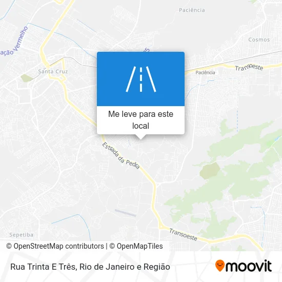 Rua Trinta E Três mapa