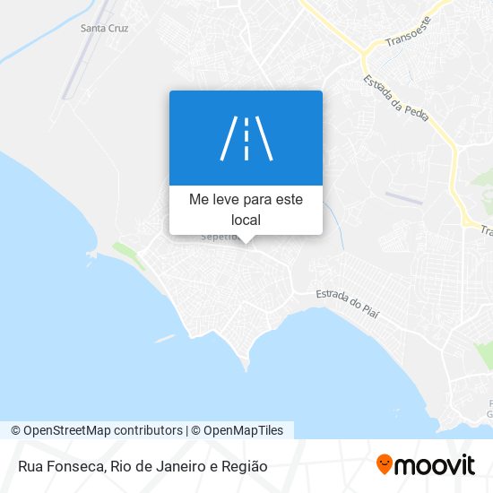 Rua Fonseca mapa