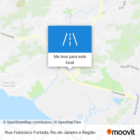 Rua Francisco Furtado mapa