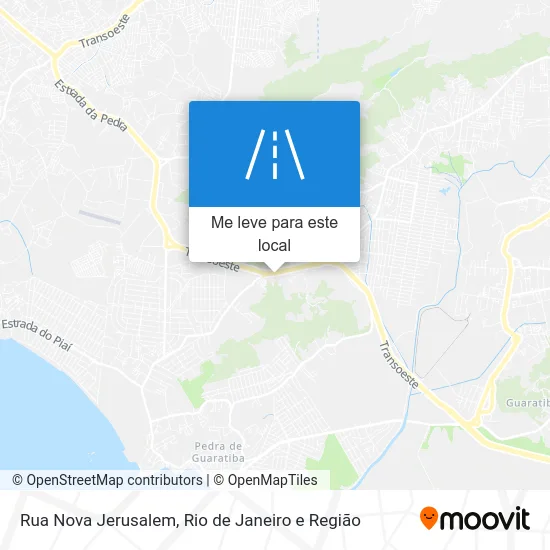 Rua Nova Jerusalem mapa