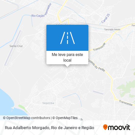 Rua Adalberto Morgado mapa