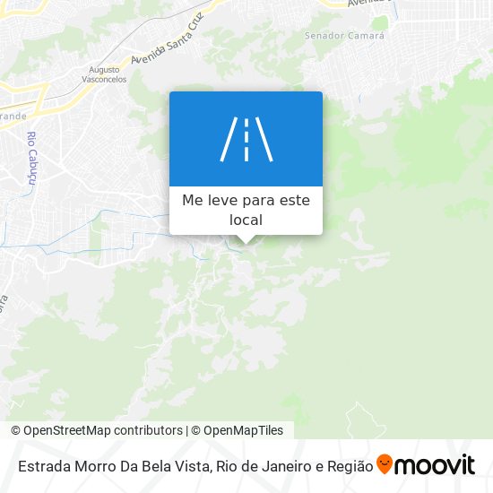 Estrada Morro Da Bela Vista mapa