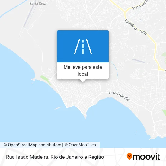 Rua Isaac Madeira mapa