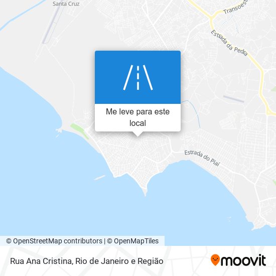 Rua Ana Cristina mapa