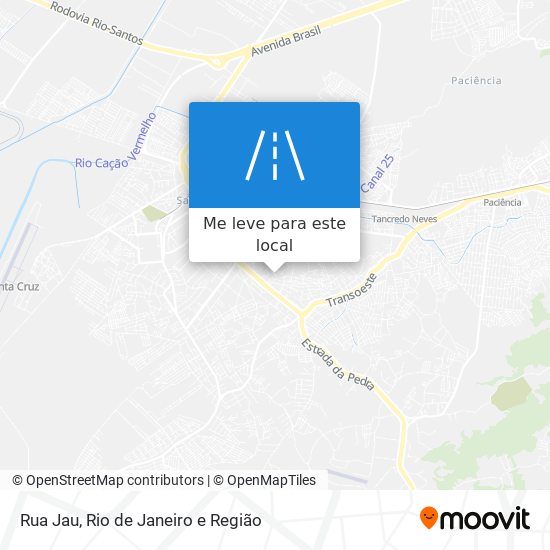 Rua Jau mapa