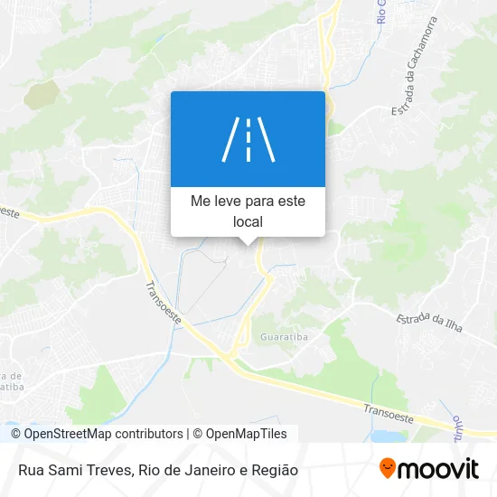 Rua Sami Treves mapa