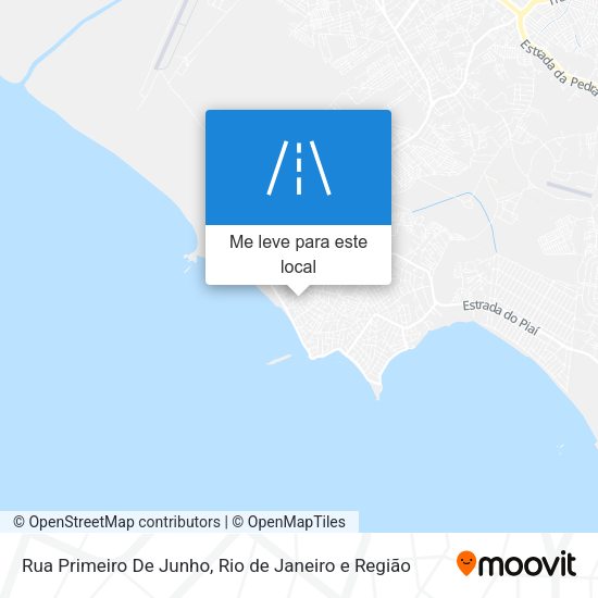 Rua Primeiro De Junho mapa