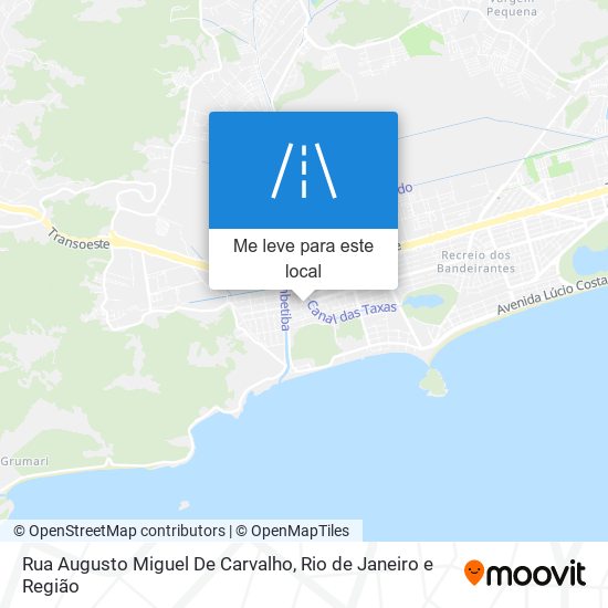 Rua Augusto Miguel De Carvalho mapa