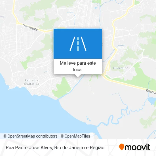 Rua Padre José Alves mapa