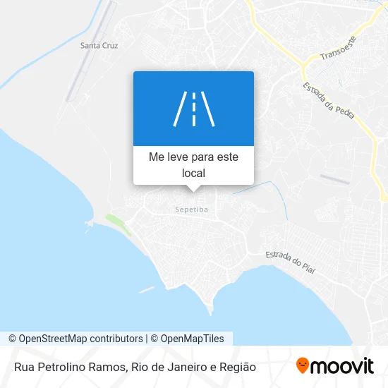 Rua Petrolino Ramos mapa