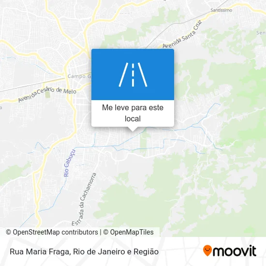Rua Maria Fraga mapa