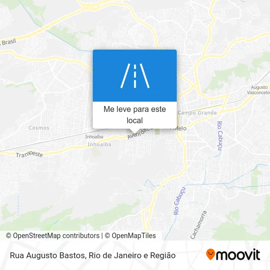 Rua Augusto Bastos mapa