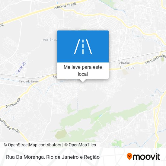 Rua Da Moranga mapa
