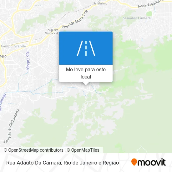 Rua Adauto Da Câmara mapa