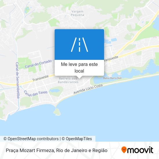 Praça Mozart Firmeza mapa