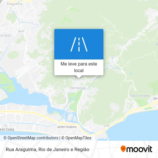 Rua Araguima mapa