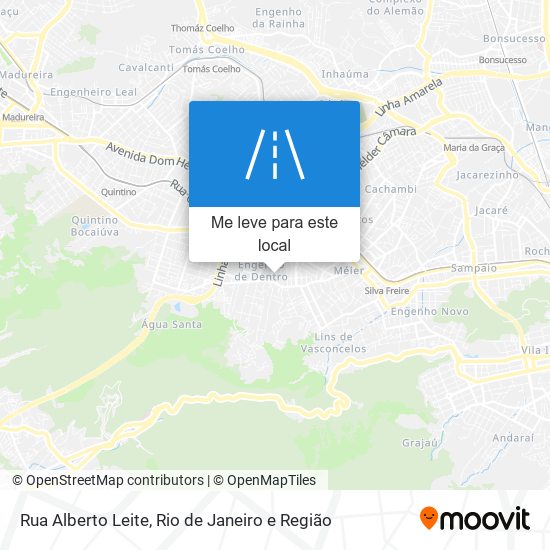 Rua Alberto Leite mapa