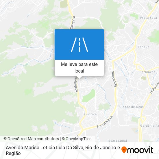 Avenida Marisa Letícia Lula Da Silva mapa