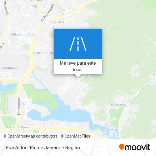 Rua Aldrin mapa