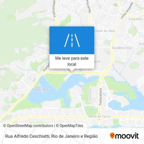 Rua Alfredo Ceschiatti mapa