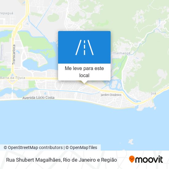 Rua Shubert Magalhães mapa