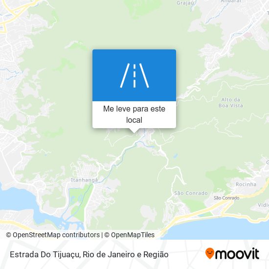Estrada Do Tijuaçu mapa