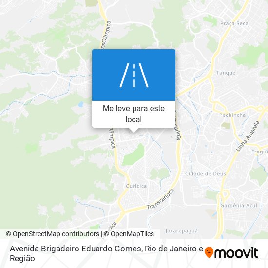 Avenida Brigadeiro Eduardo Gomes mapa