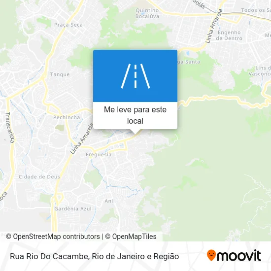 Rua Rio Do Cacambe mapa