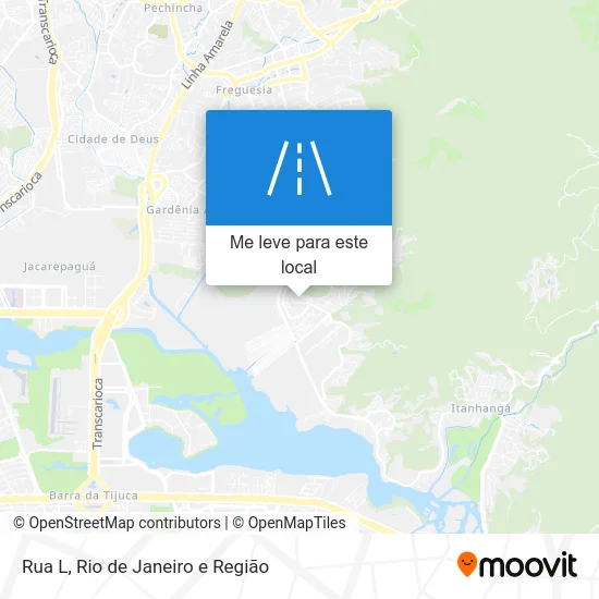 Rua L mapa