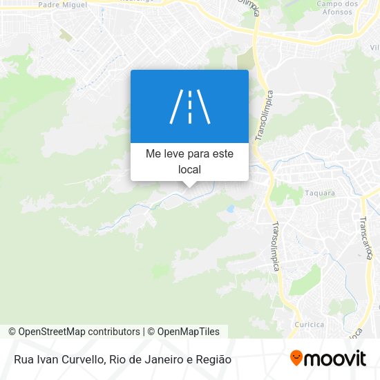 Rua Ivan Curvello mapa