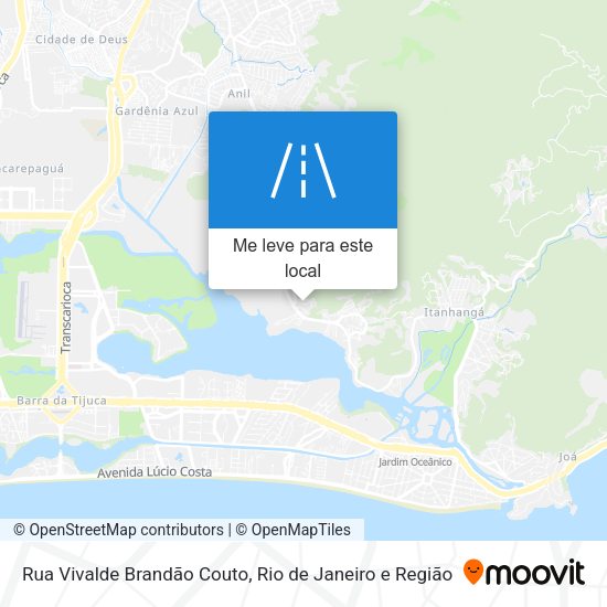 Rua Vivalde Brandão Couto mapa