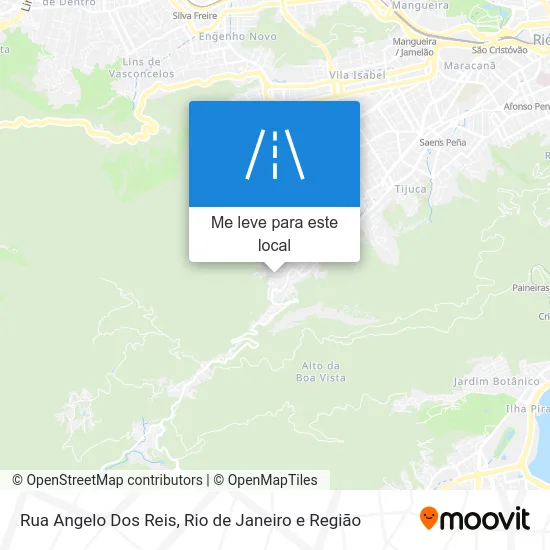 Rua Angelo Dos Reis mapa