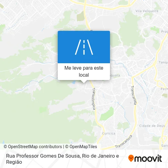 Rua Professor Gomes De Sousa mapa