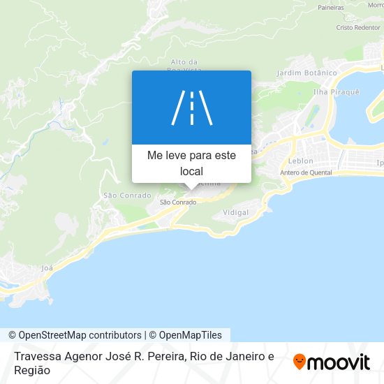 Travessa Agenor José R. Pereira mapa