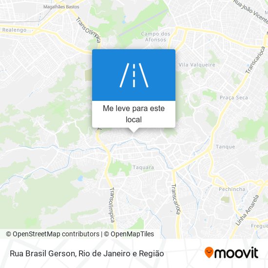 Rua Brasil Gerson mapa