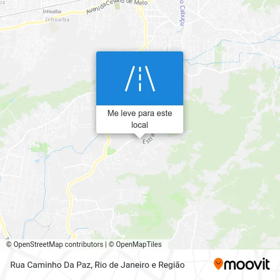 Rua Caminho Da Paz mapa