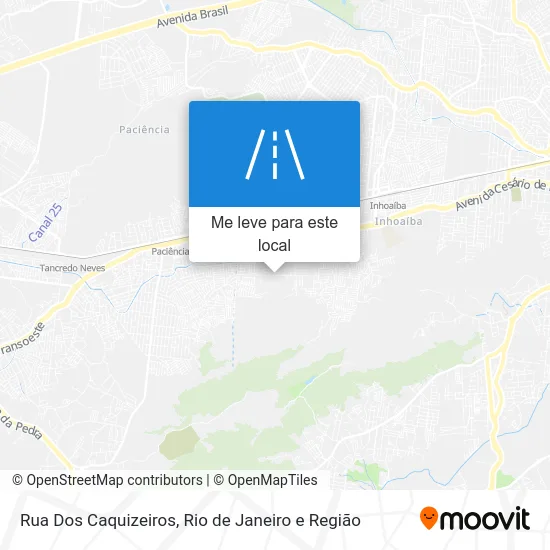 Rua Dos Caquizeiros mapa
