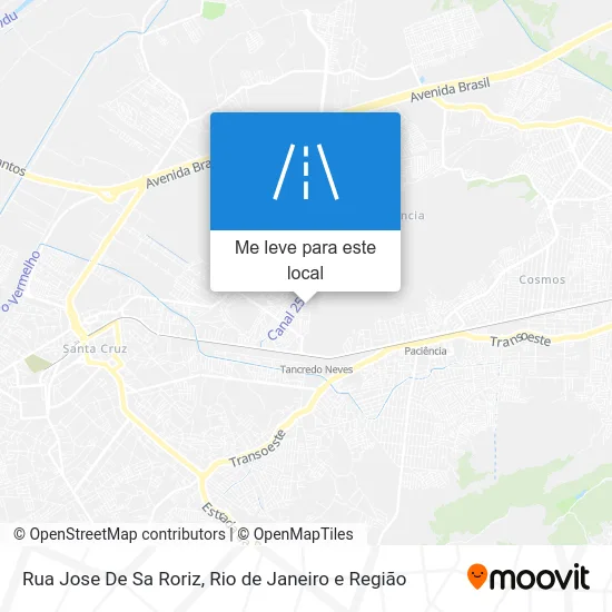 Rua Jose De Sa Roriz mapa