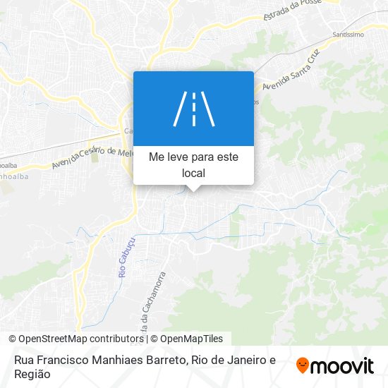 Rua Francisco Manhiaes Barreto mapa