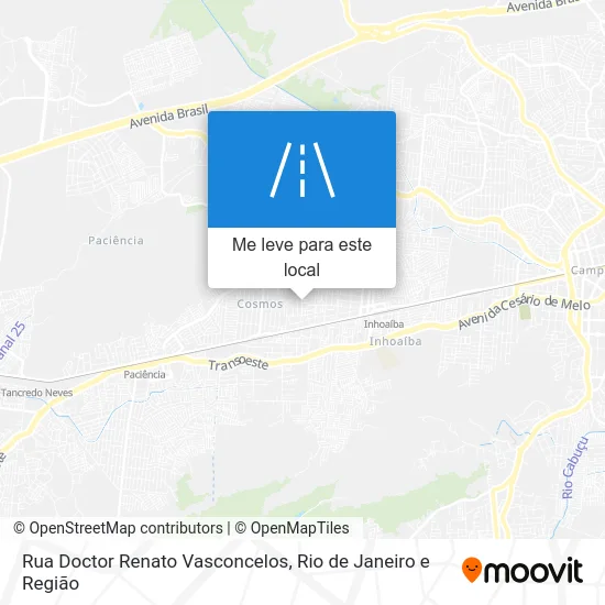 Rua Doctor Renato Vasconcelos mapa