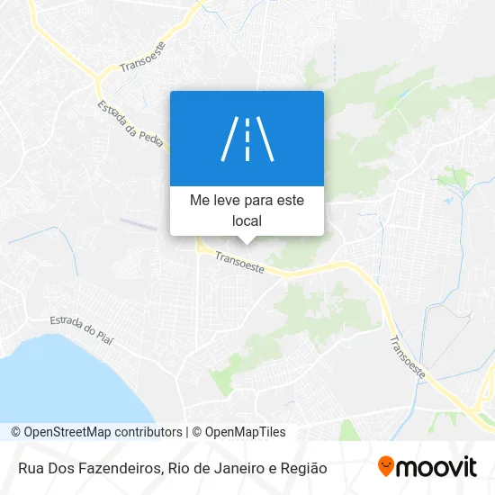 Rua Dos Fazendeiros mapa