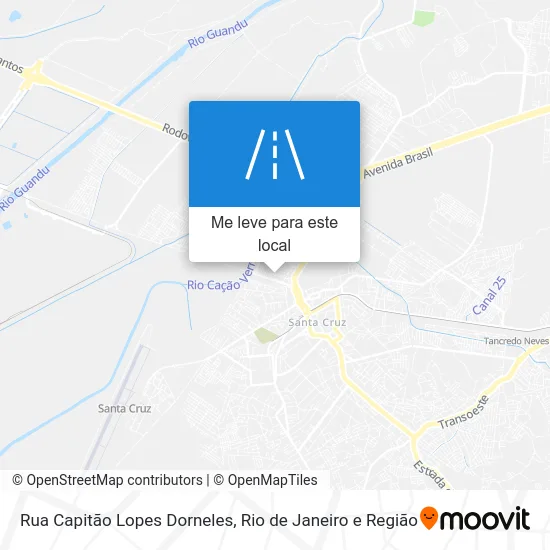 Rua Capitão Lopes Dorneles mapa