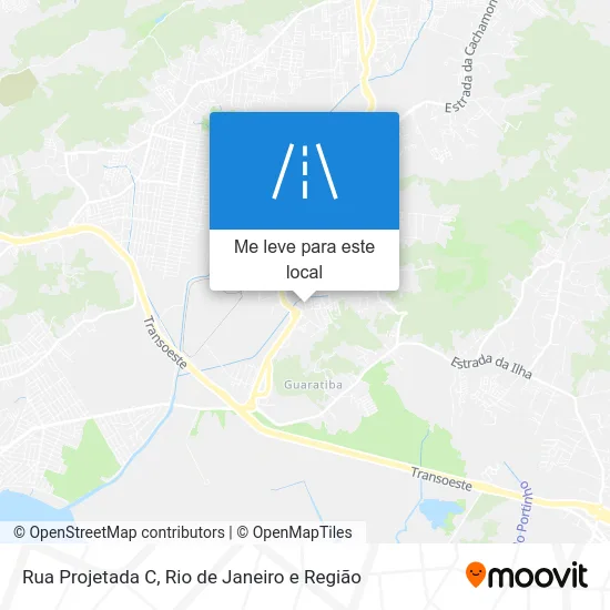 Rua Projetada C mapa