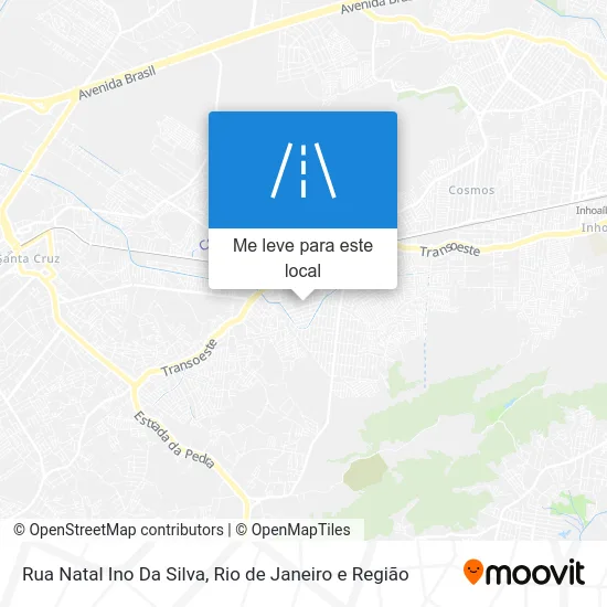 Rua Natal Ino Da Silva mapa