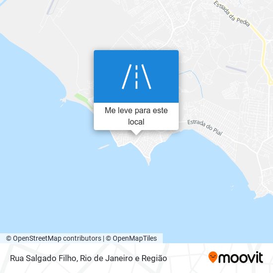 Rua Salgado Filho mapa