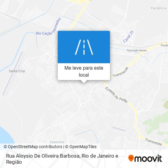 Rua Aloysio De Oliveira Barbosa mapa