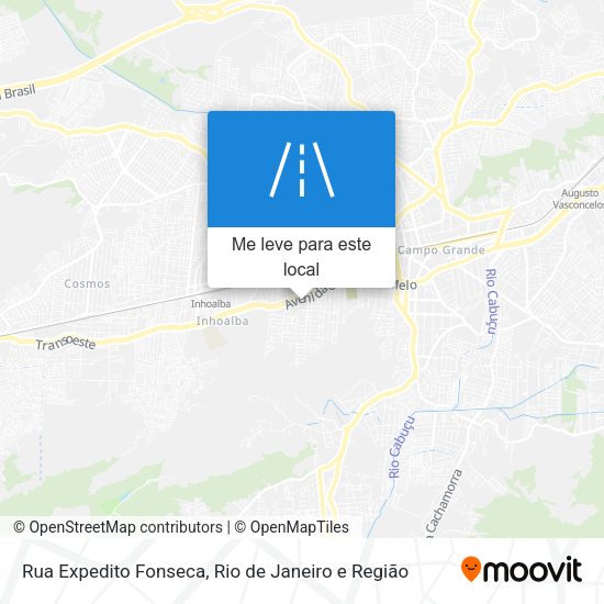 Rua Expedito Fonseca mapa