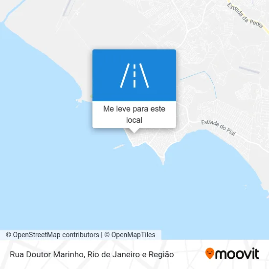 Rua Doutor Marinho mapa
